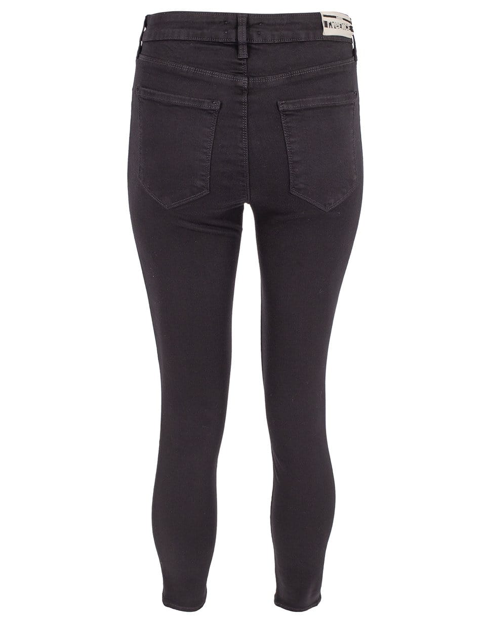 L'AGENCE-Margot High-Rise Tux Stipe Skinny Jean-