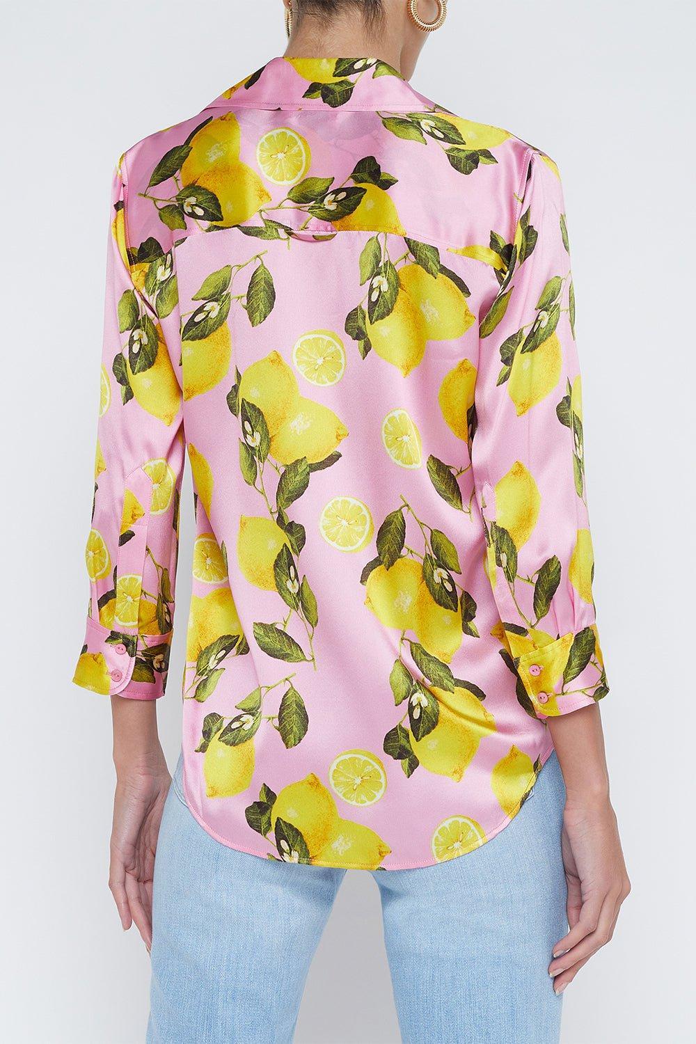 L'AGENCE-Dani Blouse - Cotton Candy Lemon-