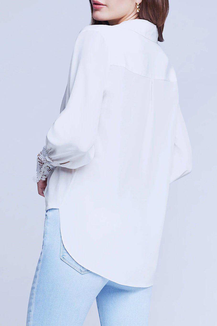 L'AGENCE-Joah Surplice Blouse-