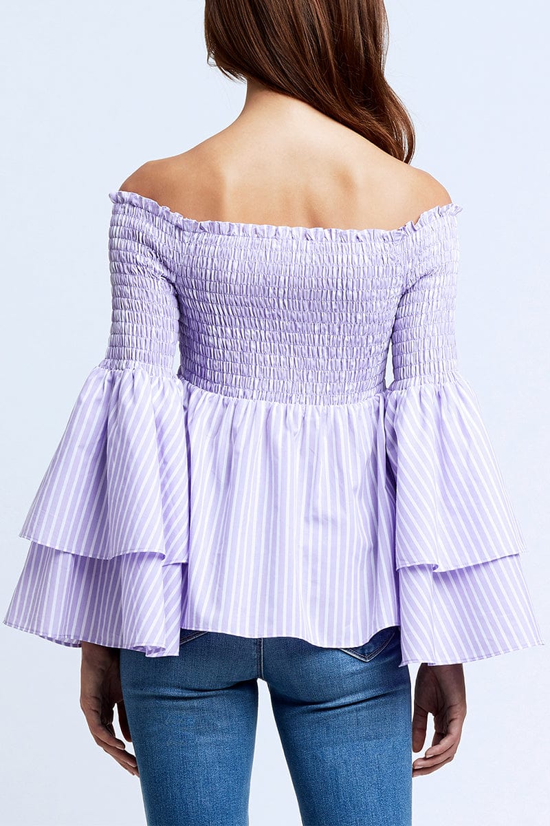 L'AGENCE-Denver Off Shoulder Blouse-