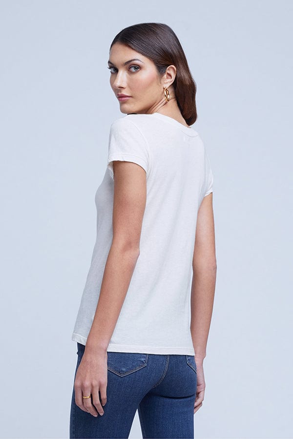 L'AGENCE-Cory Tee - White-