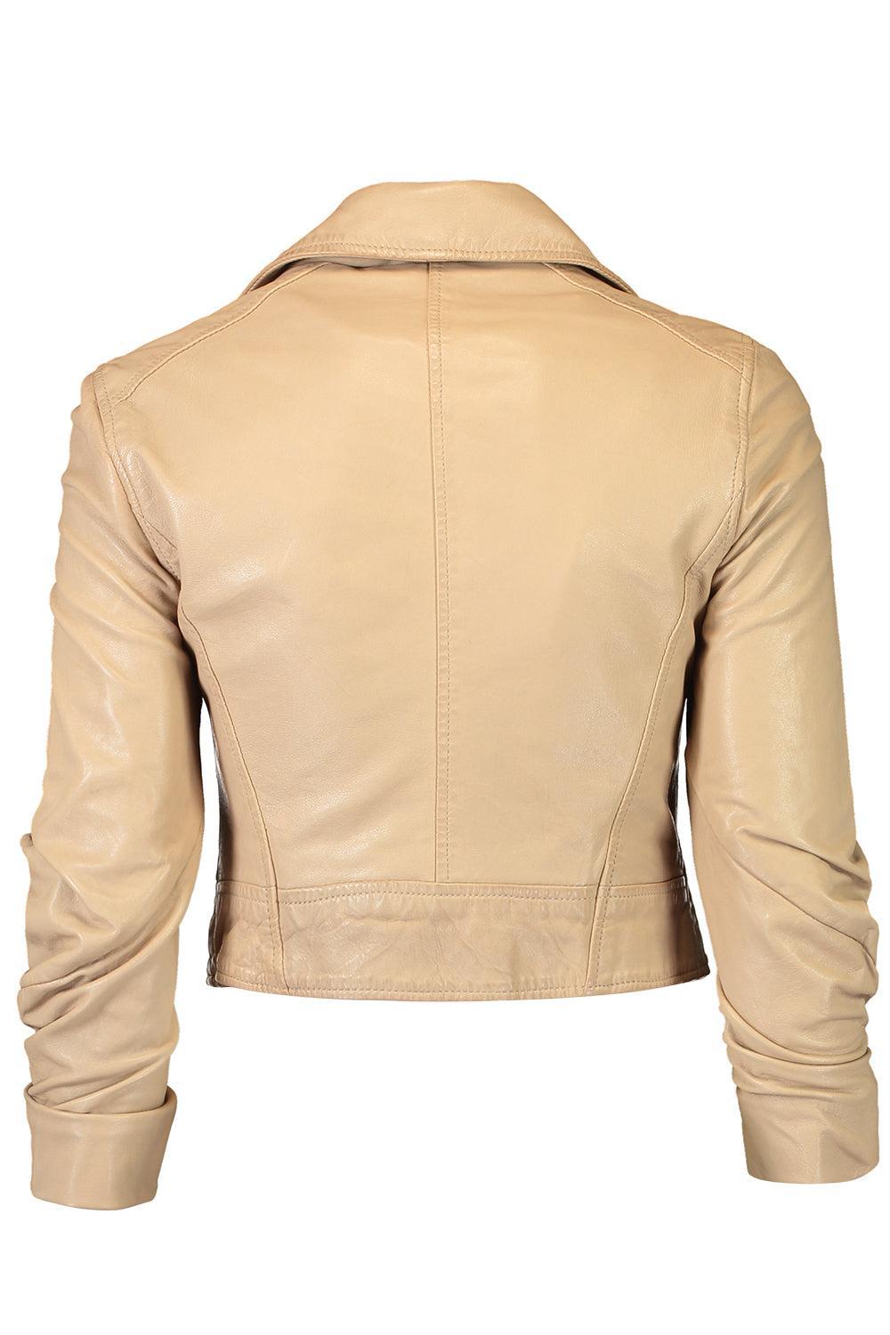 Janika Jacket - Wheat-WHEAT-XS-CLOTHINGCOATLEATHER-LAMARQUE