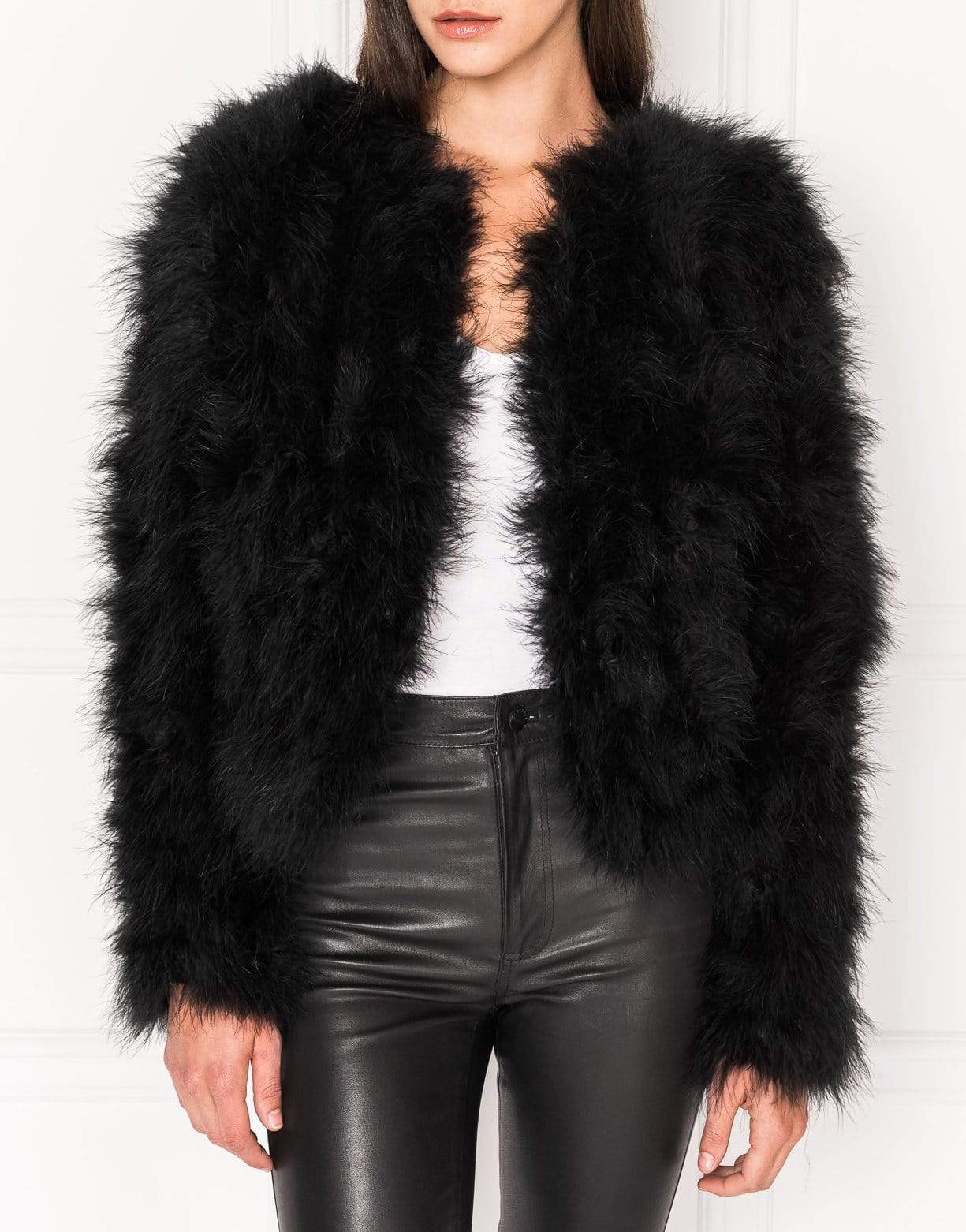 LAMARQUE-Deora Feather Jacket-