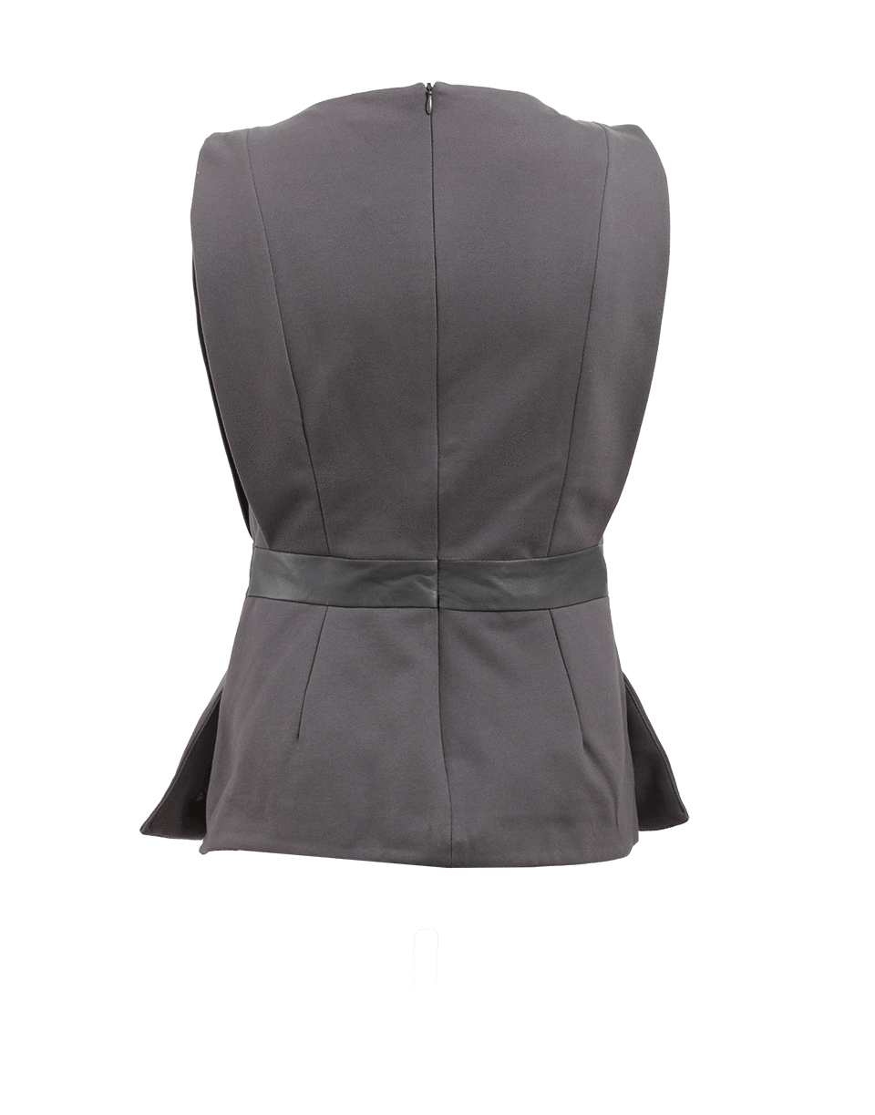 LAMARQUE-Jill Mixed Media Shell Top-