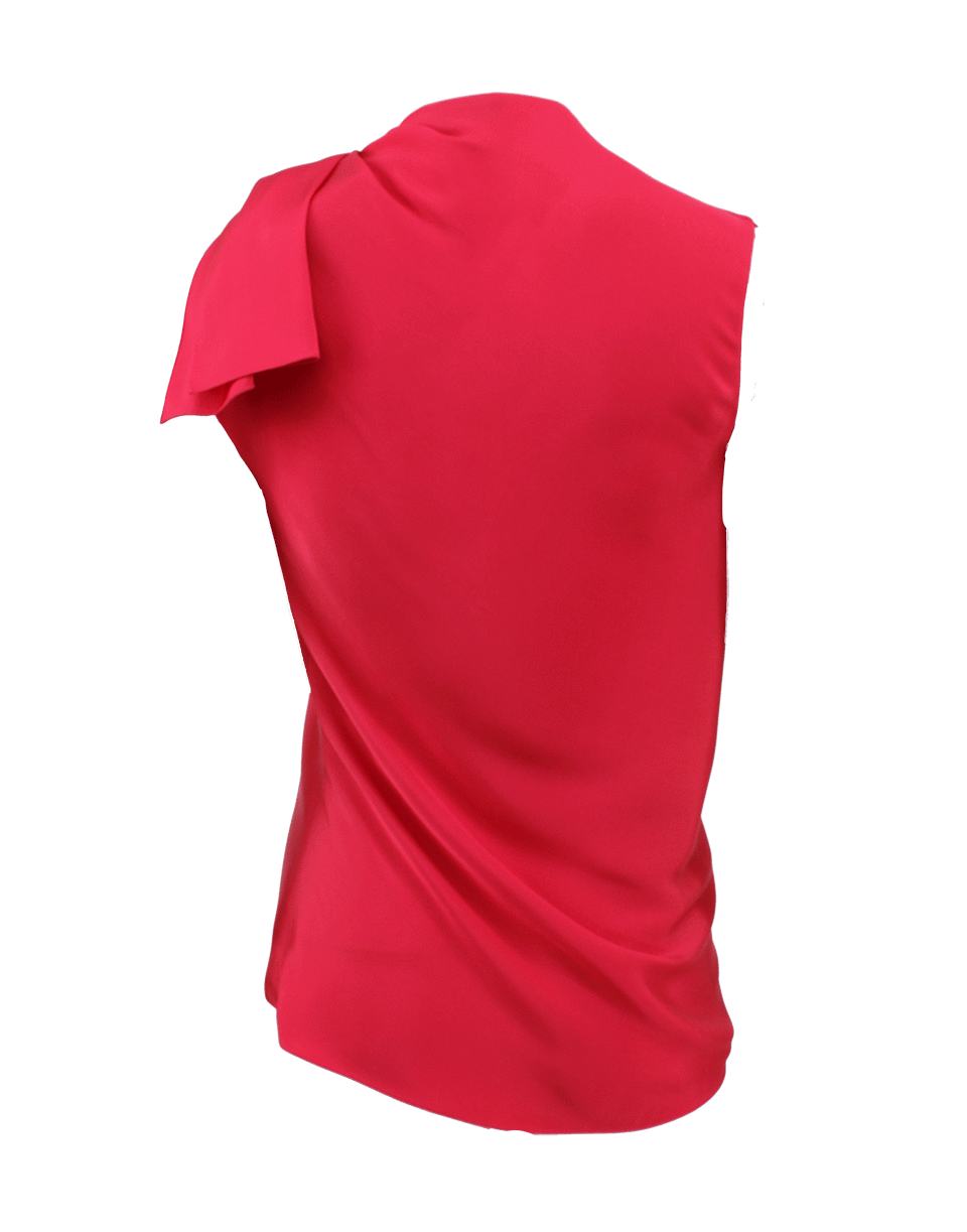 LANVIN-Bow At Neck Top-