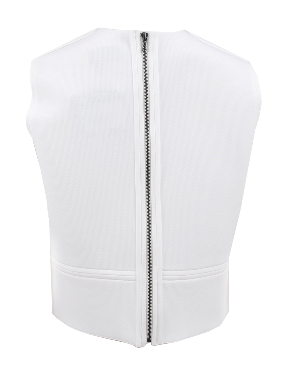 LANVIN-Back Zip Boxy Crop Top-