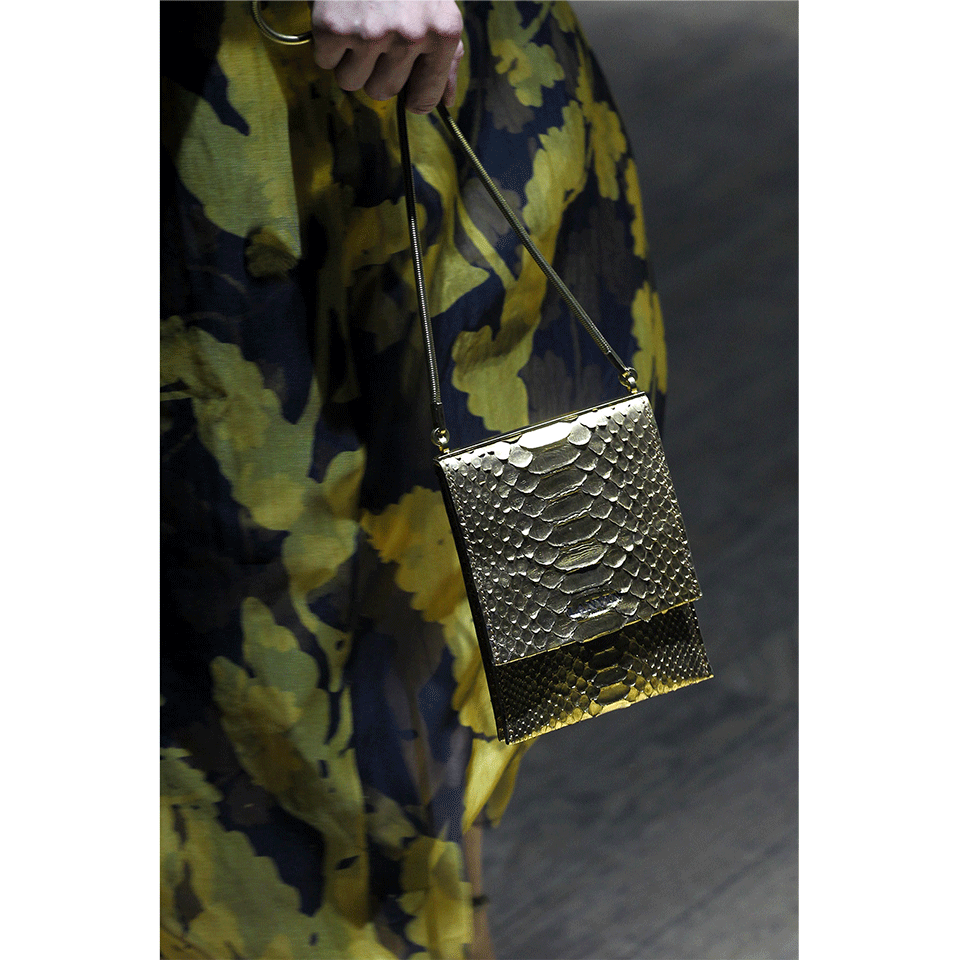LANVIN-Mini Pouch-GOLD