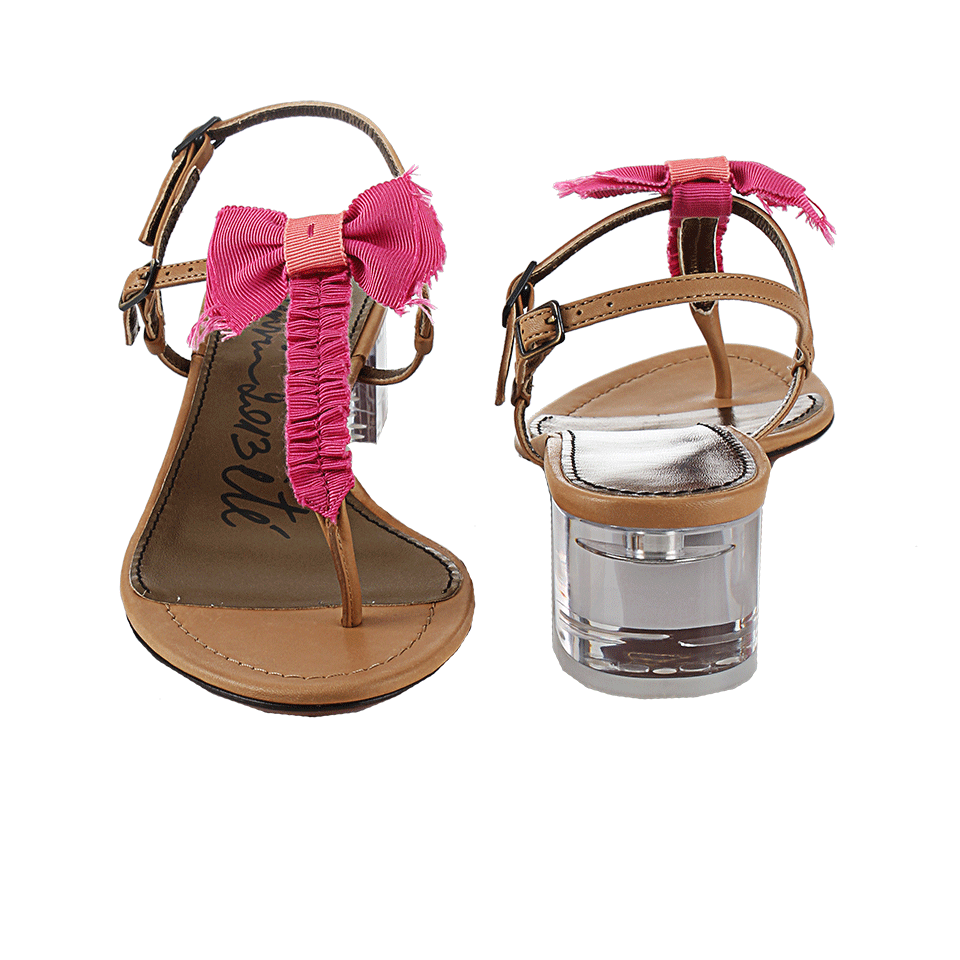 LANVIN-Gross Grain Ribbon Sandal-