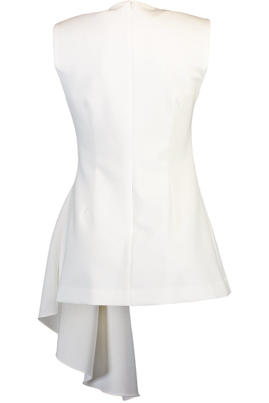 LELA ROSE-Asymmetrical Pearl Detail Top-