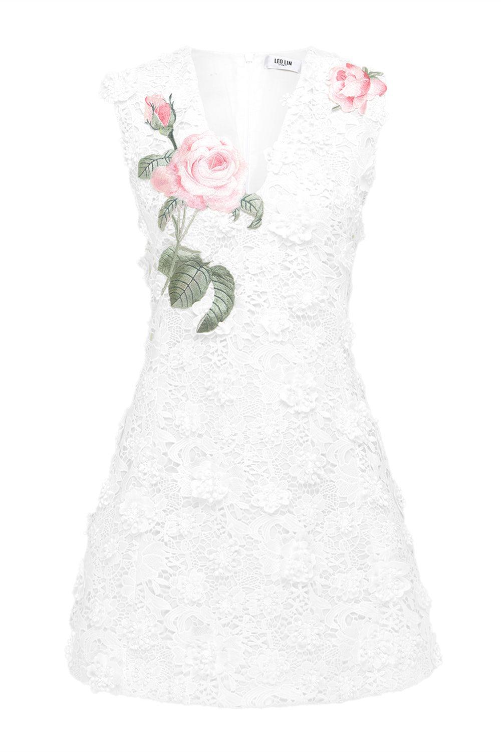 Leo Lin: Briana Dress - Snow Leo Lin: Briana Dress - Snow