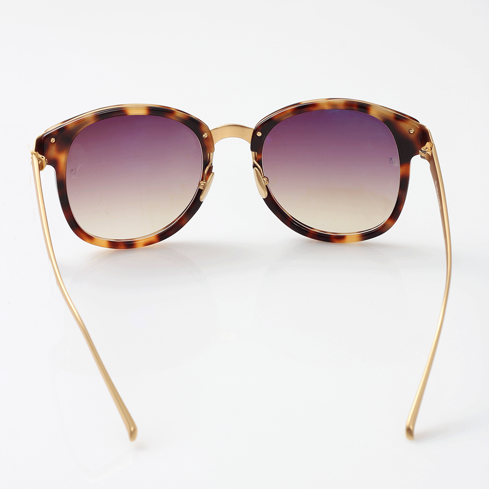 LINDA FARROW-259 Sunglasses-TORTOISE