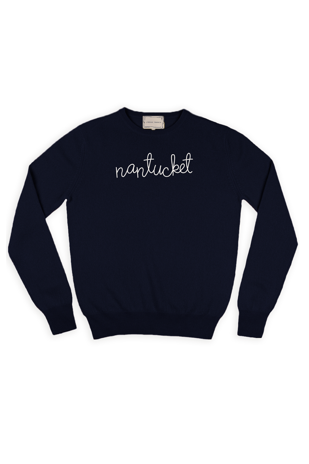 Nantucket Crewneck - Navy-BLUE-XS-CLOTHINGTOPSWEATER-LINGUA FRANCA
