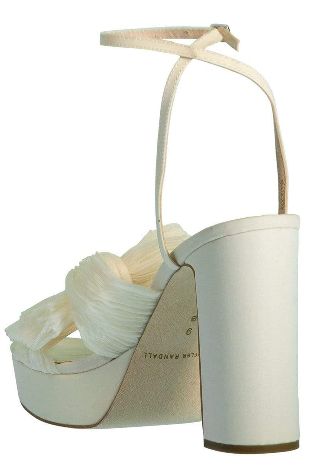 LOEFFLER RANDALL-Pleated Platform Sandal-