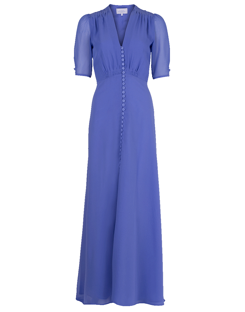 Double Lined Slit Maxi Dress