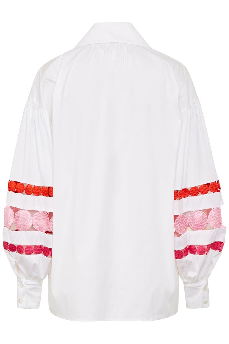 MAISON COMMON-Long Sleeve Tunic With Dot Detail-