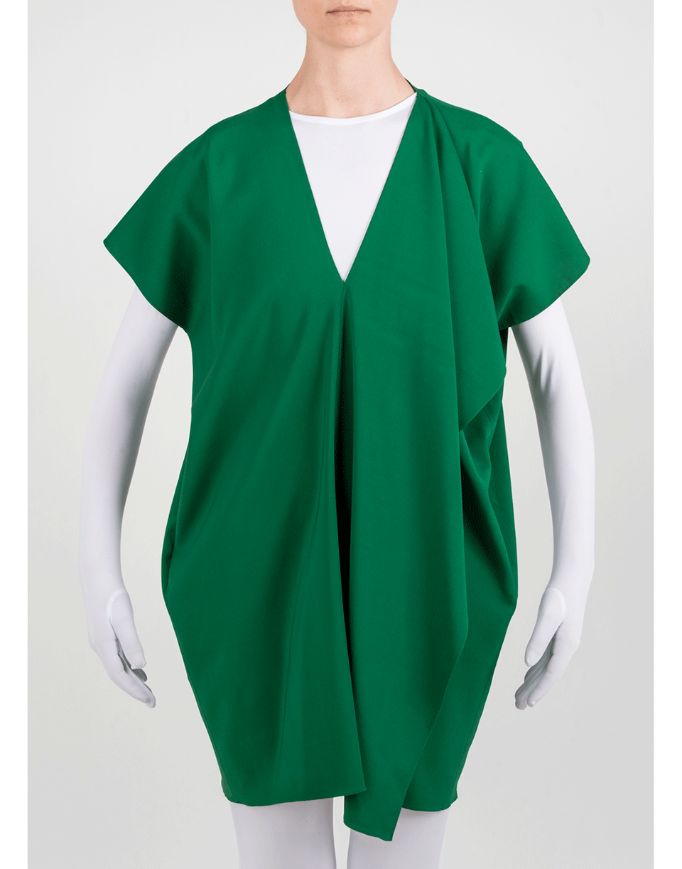 MAISON RABIH KAYROUZ-Short Sleeve V-Neck Easy Dress-