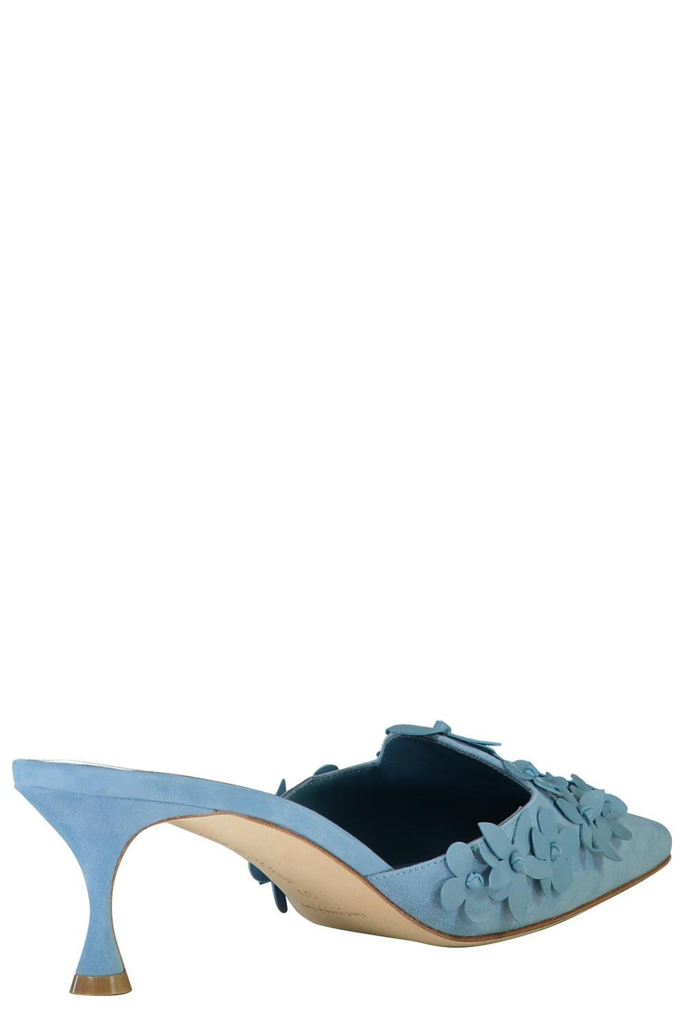 Harnes Mone Tial 050 Mule-MBLU-37-SHOEMULE-MANOLO BLAHNIK