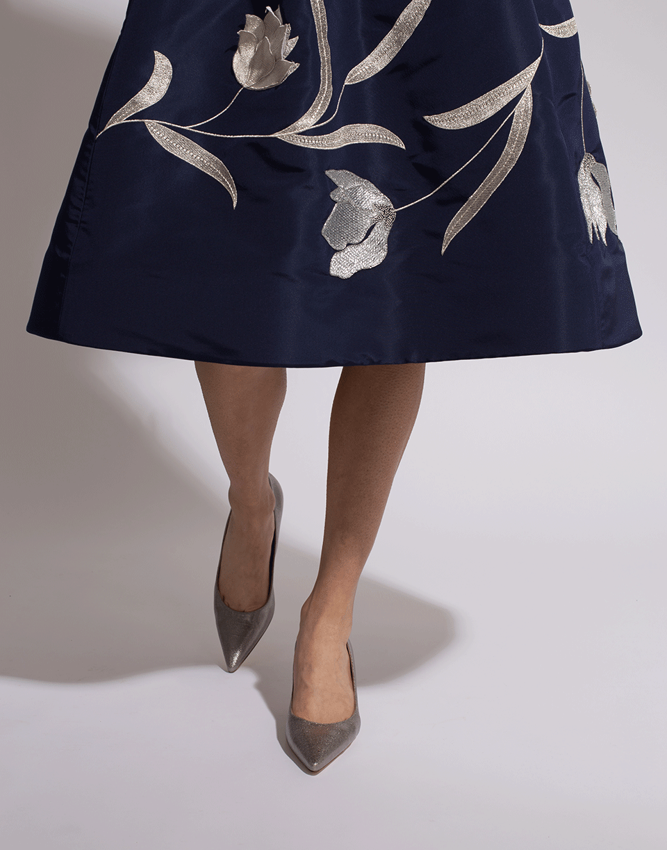 MANOLO BLAHNIK-Srila Fabric Pump-