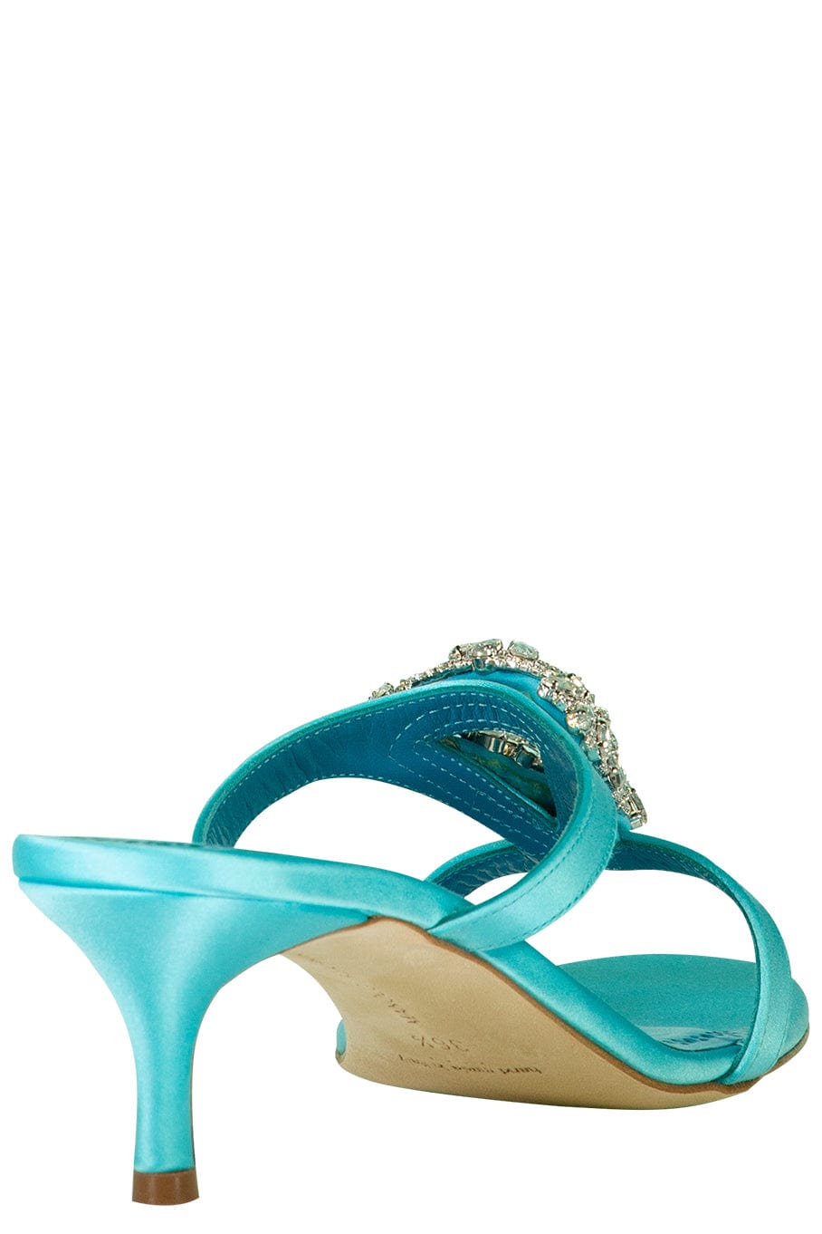 MANOLO BLAHNIK-Trinamu Satin Sandal-