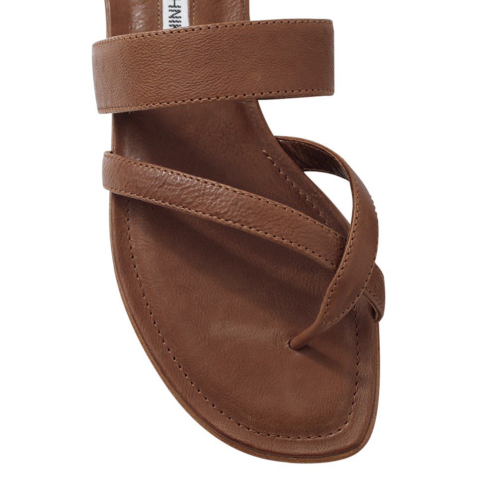 MANOLO BLAHNIK-Susa Cross Toe Sandal-