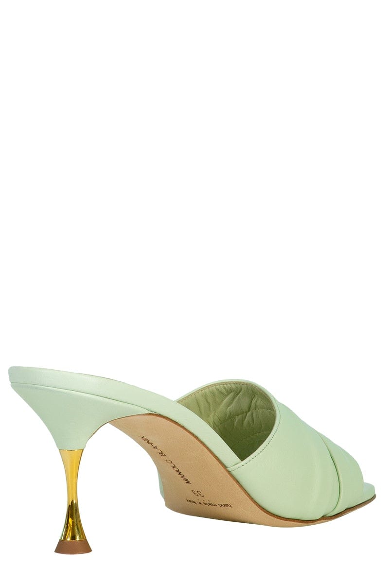 MANOLO BLAHNIK-Picoux Pop Sandal - Light Green-