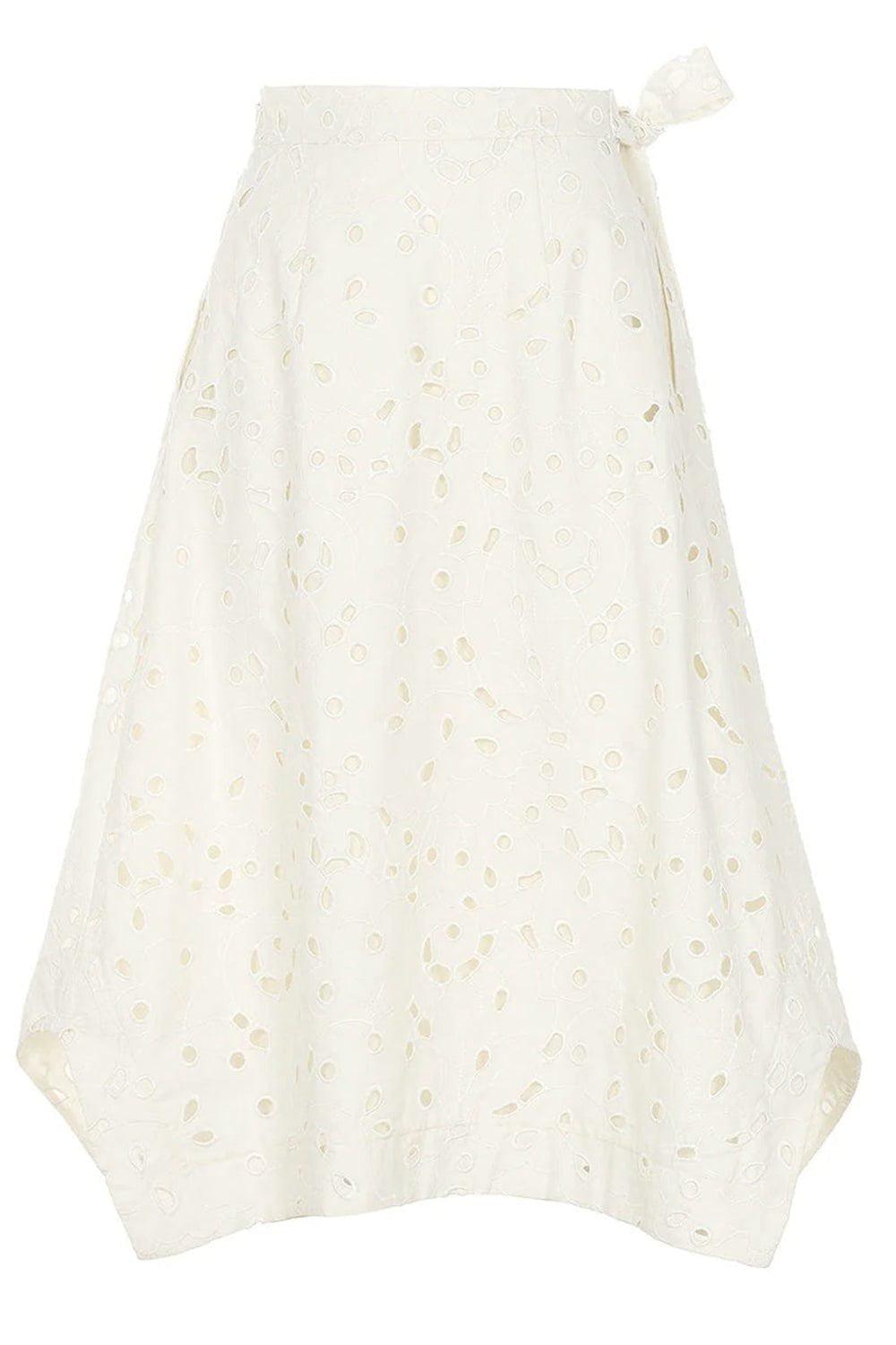MANTU-Lace Midi Skirt-