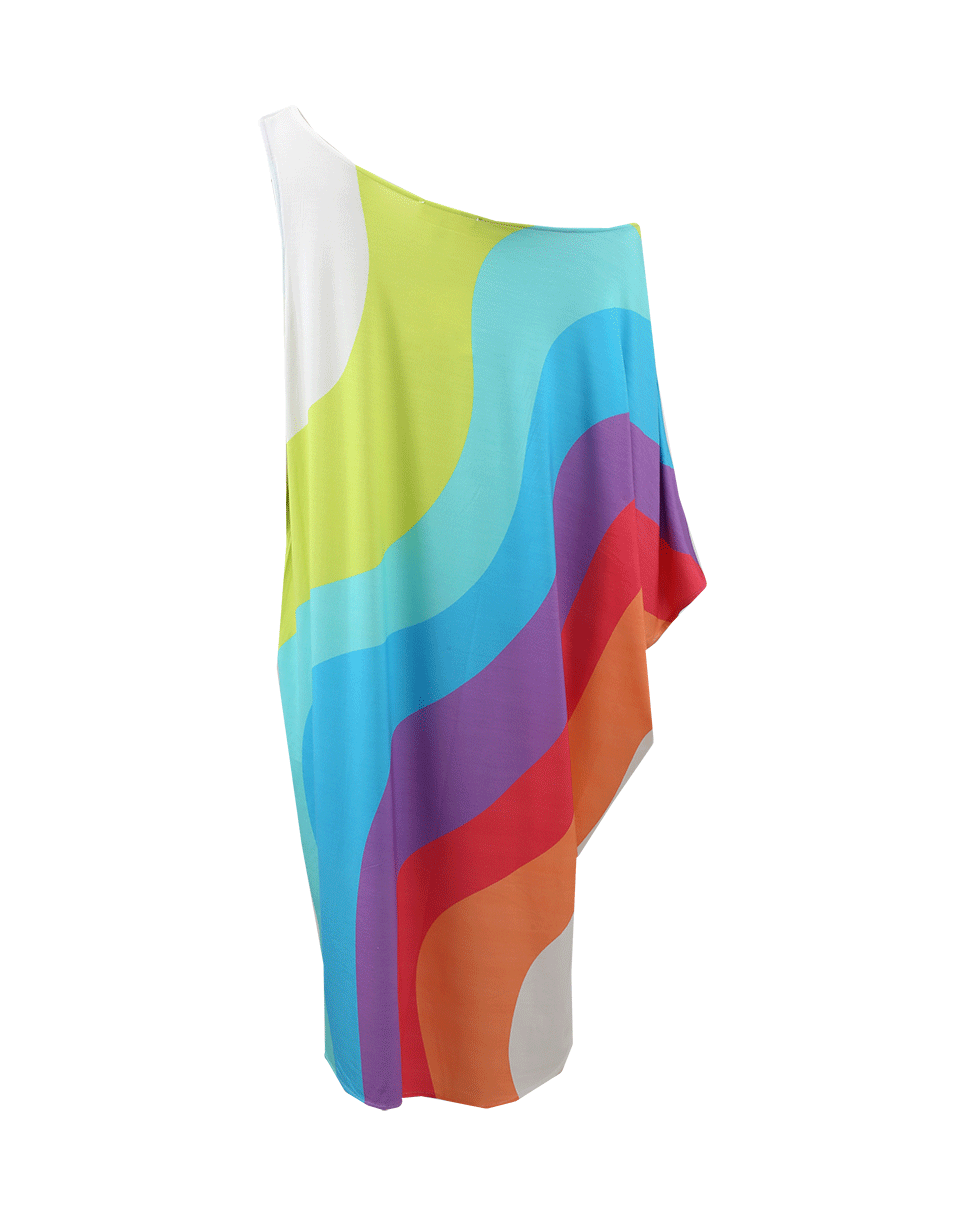 MARA HOFFMAN-Draped Dress-WHITE