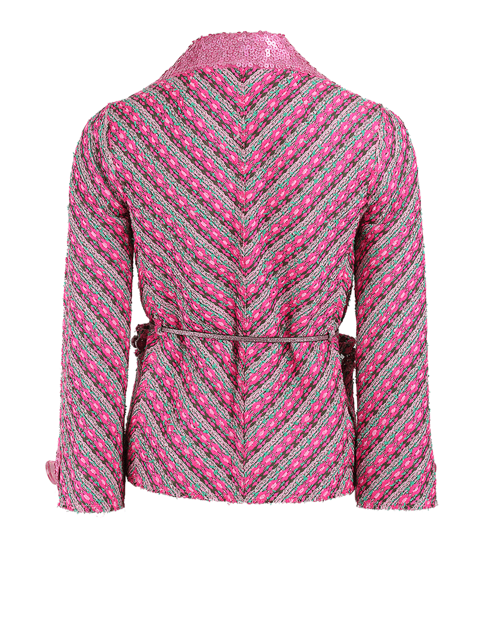MARC JACOBS-Sequin Collar Tweed Jacket-