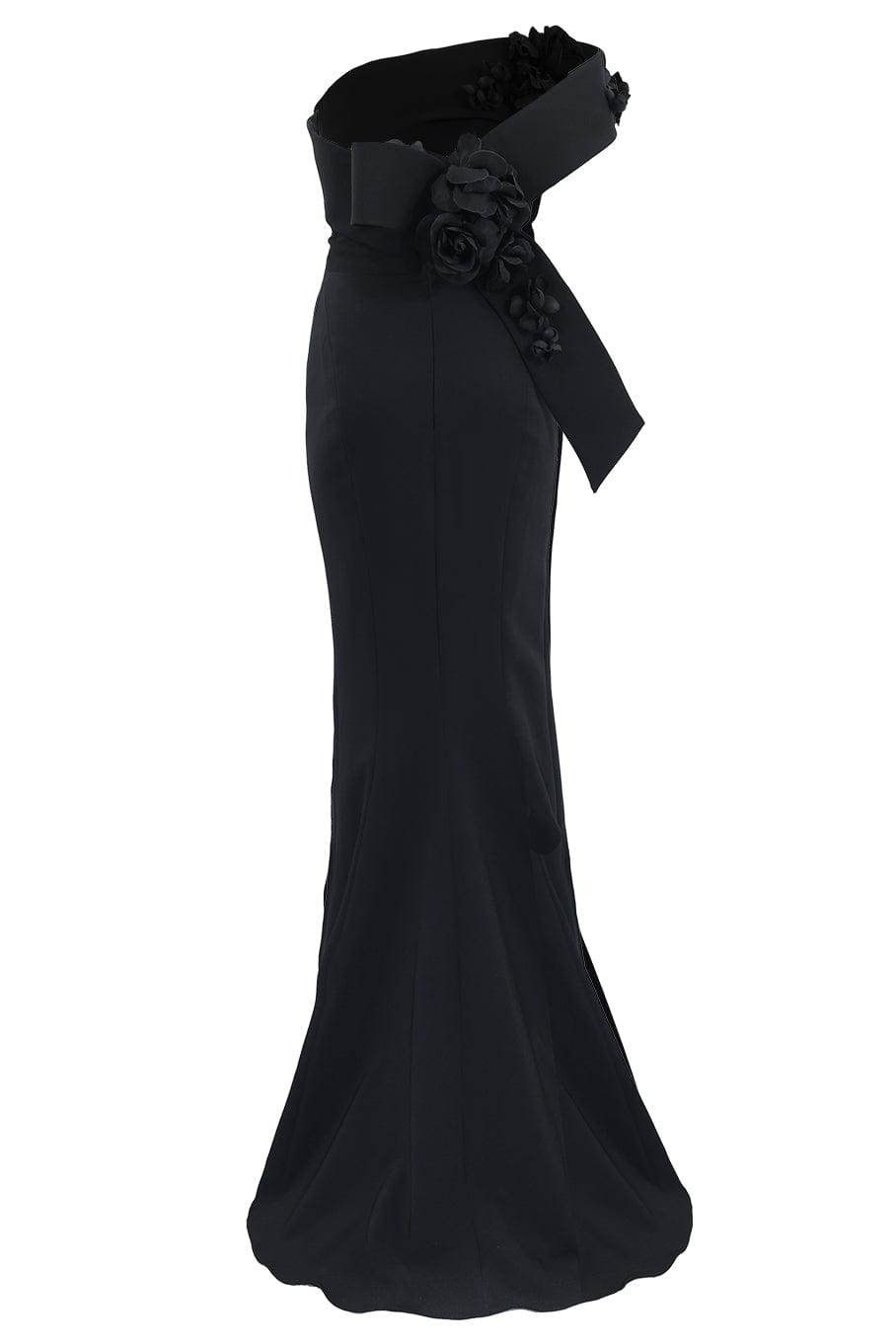 MARCHESA-One Shoulder Gown-