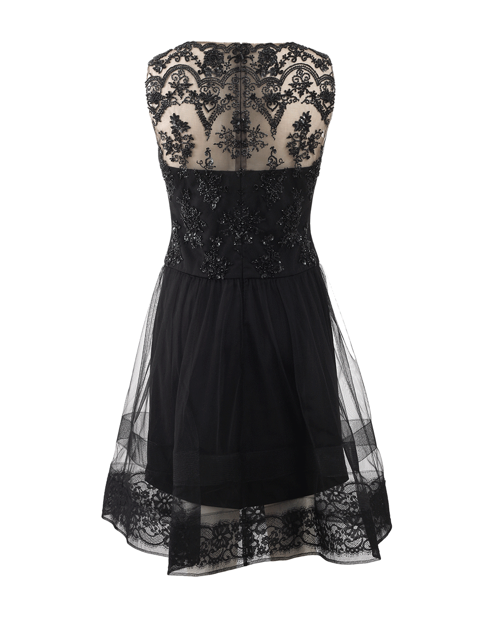 MARCHESA NOTTE-Cocktail Dress With Full Skirt-