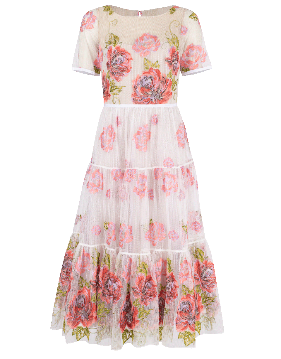 green emerald velvet dress Floral Embroidered Gown