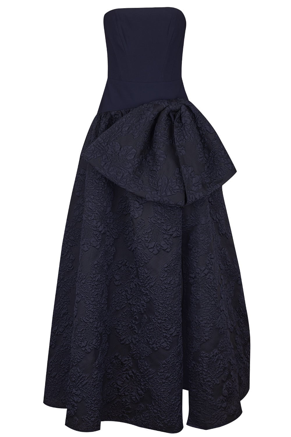 Strapless Bow Detail Gown