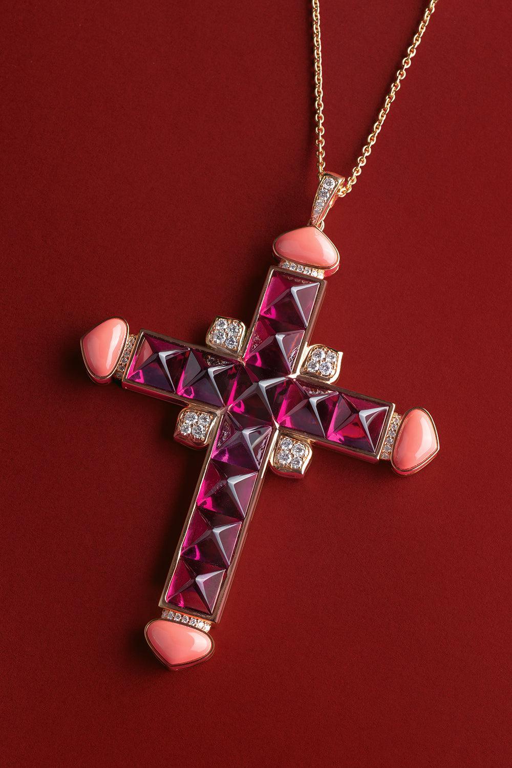 Chain Necklace-ROSE GOLD-26-JEWELRYFINE JEWELNECKLACE O-MARINA B