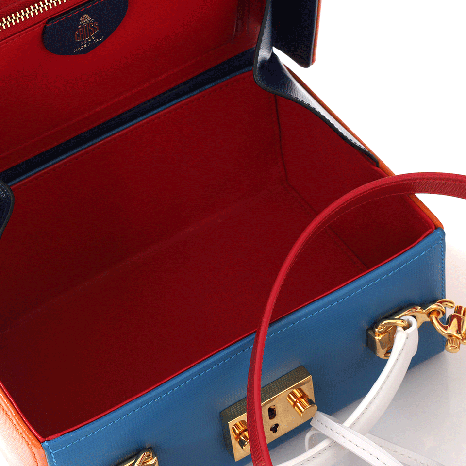 MARK CROSS-Grace Small Box-NAVY/SKY