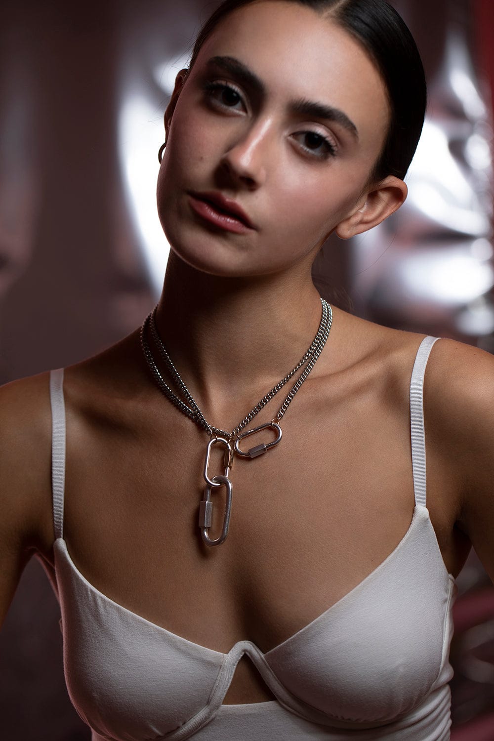 MARLA AARON-Silver Large Lock-SILVER