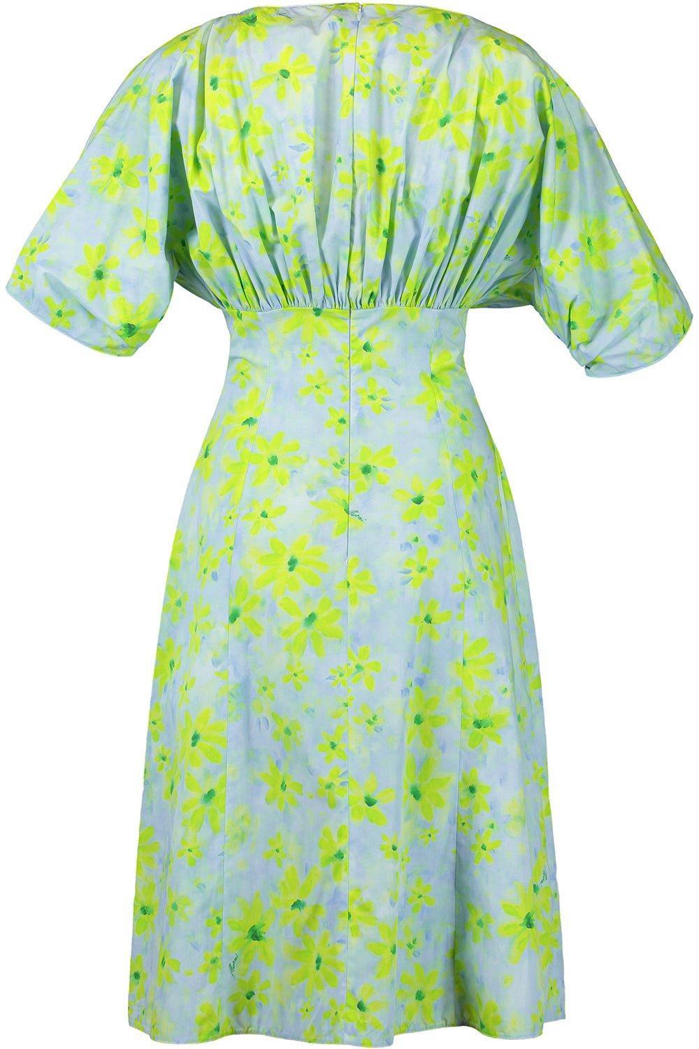 MARNI-Gathered Midi Dress-