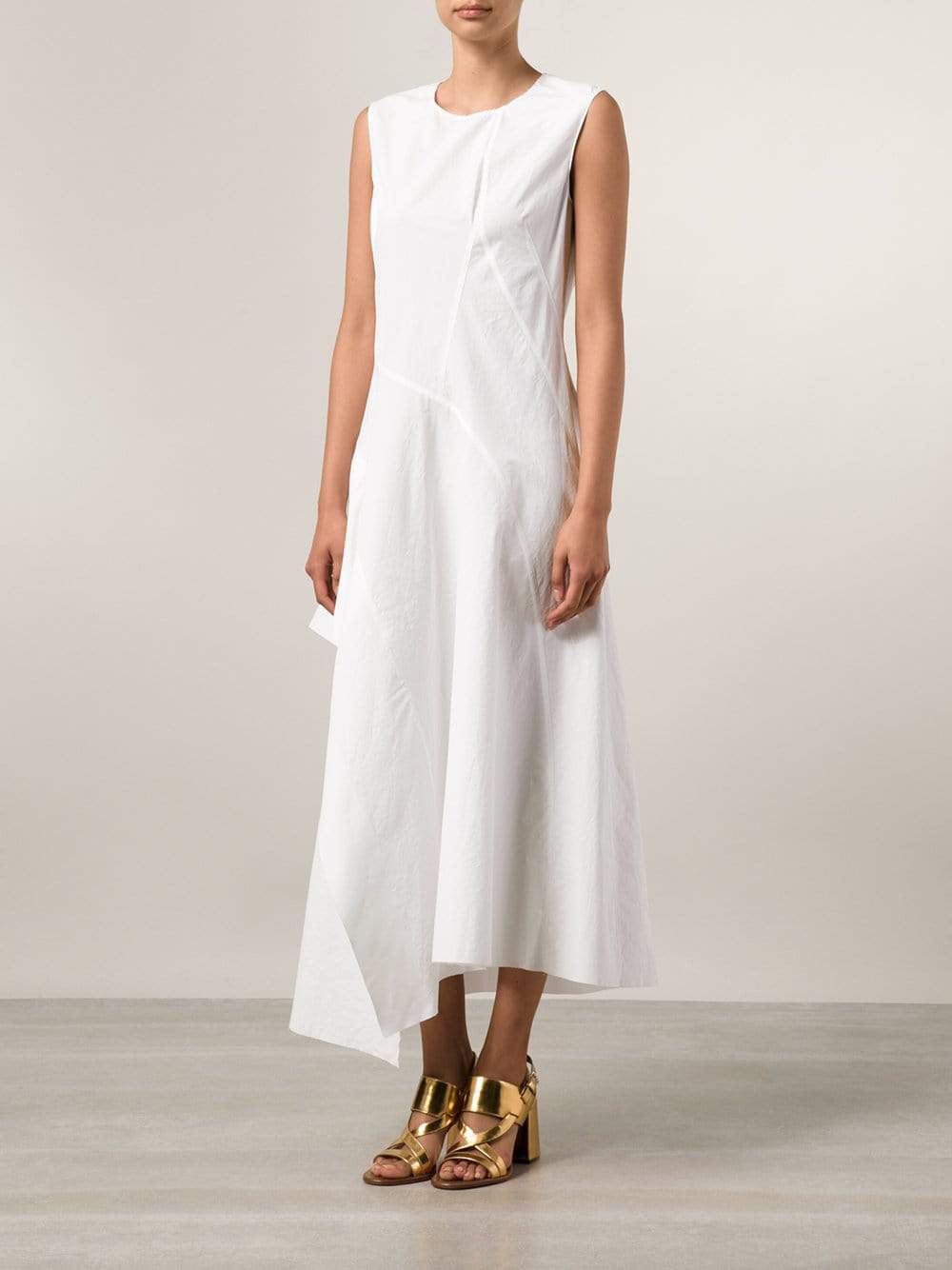 MARNI-Asymmetric Hem Dress-