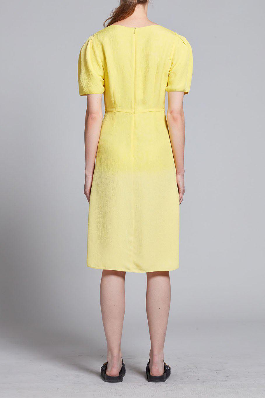 MARNI-Balloon Sleeve Midi Dress-