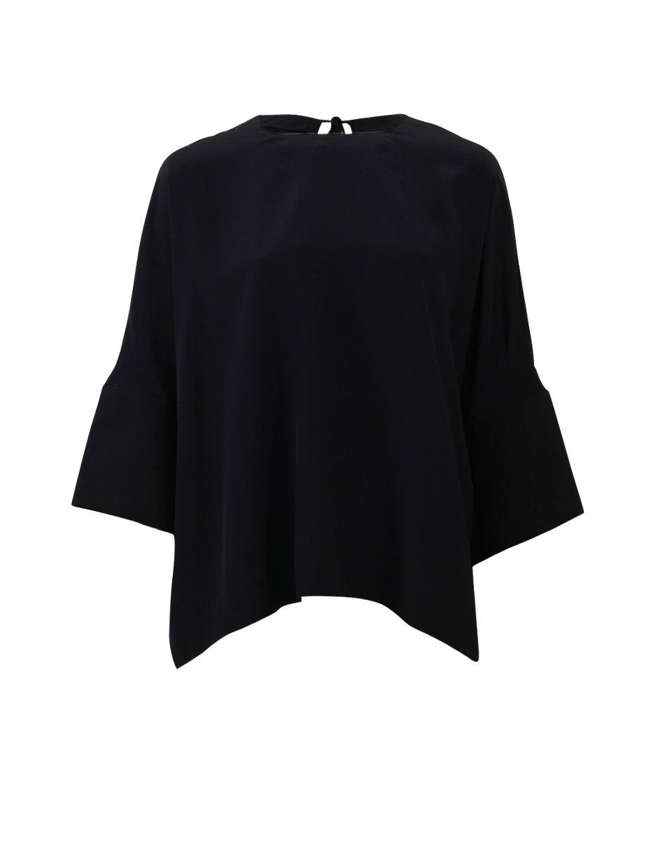 MARNI-Keyhole Tie Back Blouse-