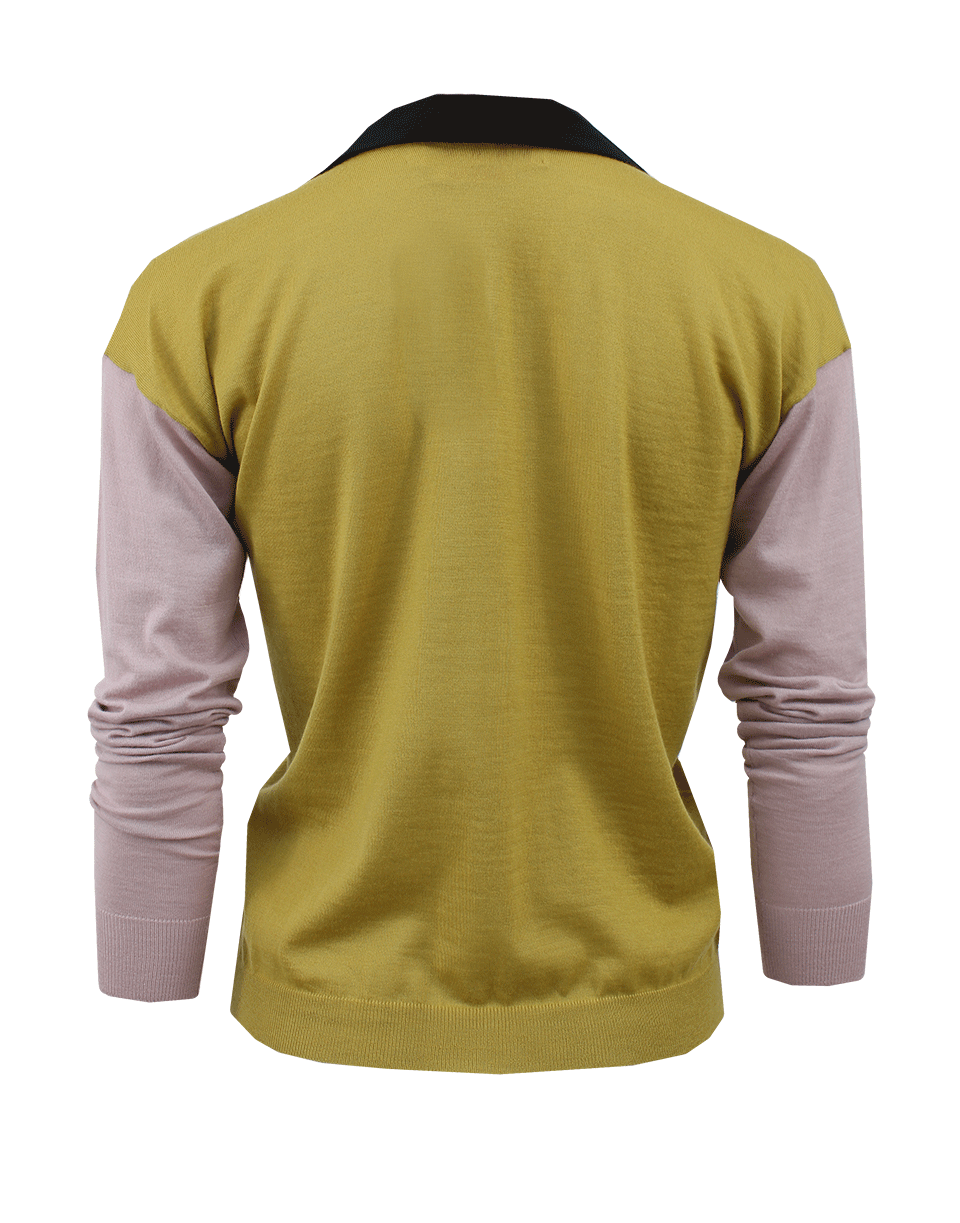 MARNI-Long Sleeve Colorblock Cardigan-