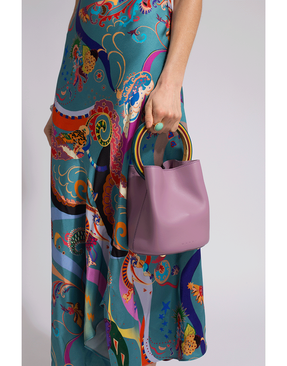 MARNI-Pannier Bucket Bag-LILAC