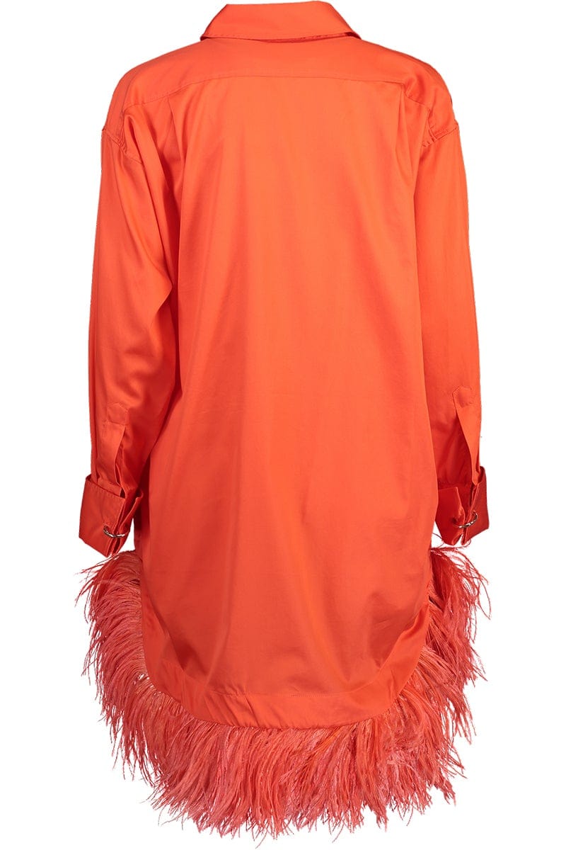 MARQUES ALMEIDA-Feather Shirt Dress-
