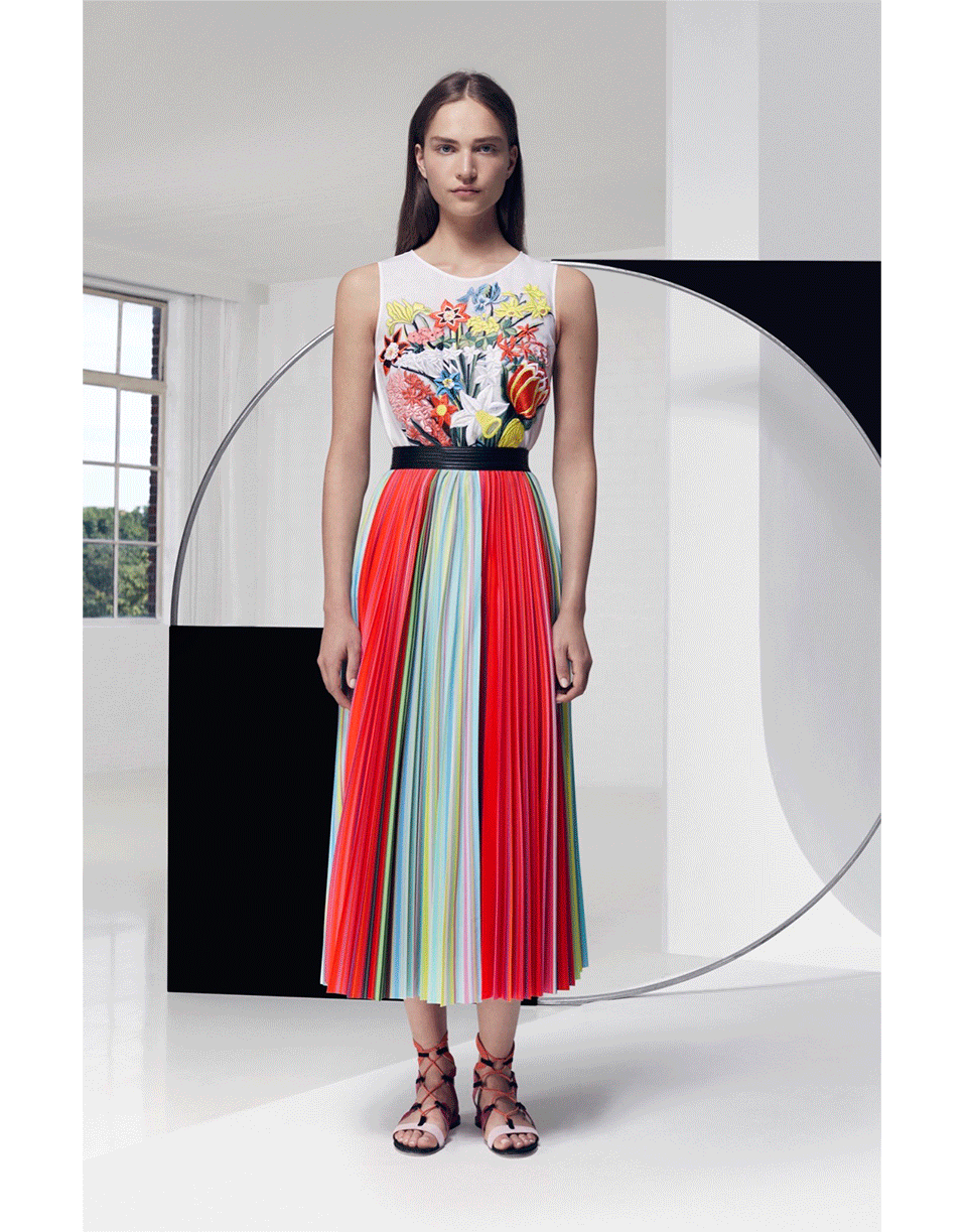 MARY KATRANTZOU-Sepack Embroidery Top-