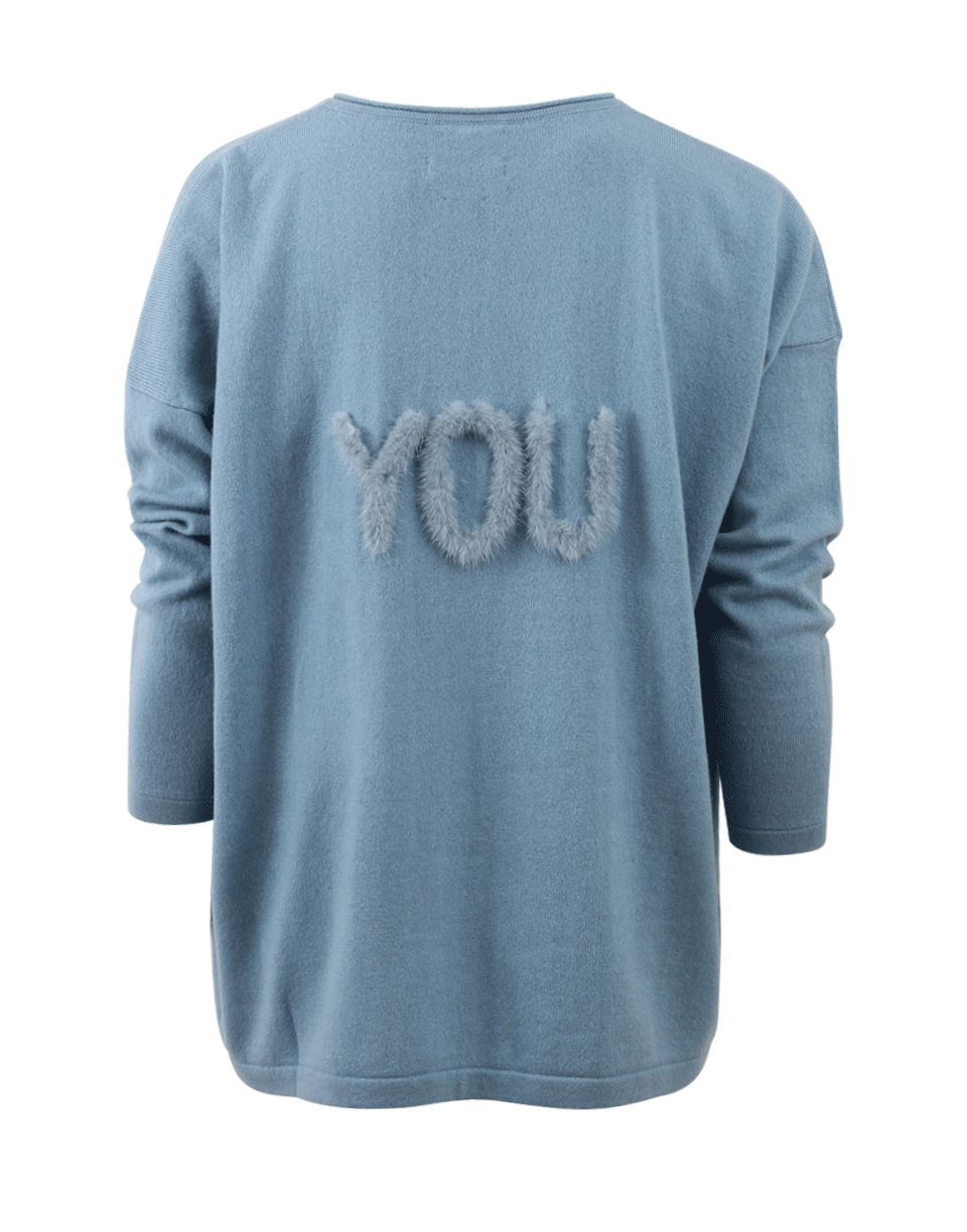 MAX & MOI-Cashmere And Fur "You" Sweater-