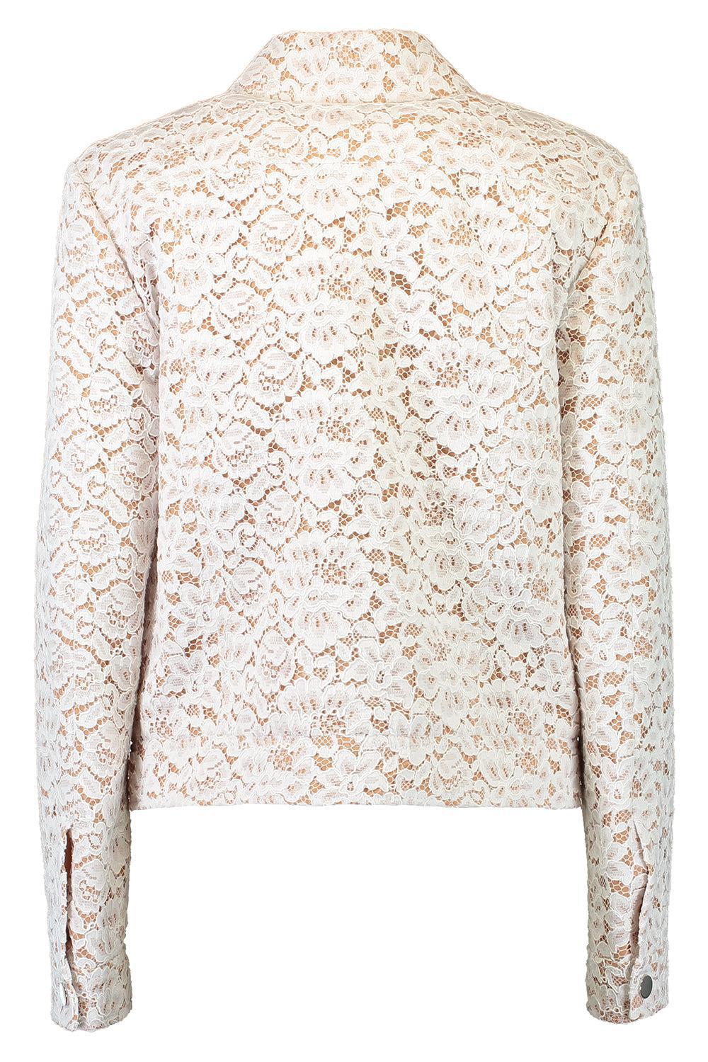 Floral Jean Jacket-OPTIC WH-XS-CLOTHINGJACKETCASUAL-MICHAEL KORS COLLECTION