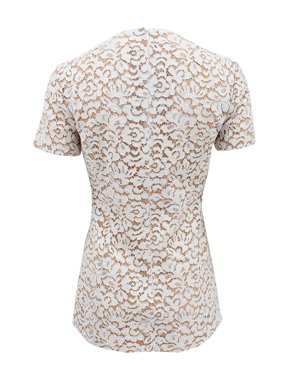 MICHAEL KORS-Short Sleeve Shell Top-OPTICWHT