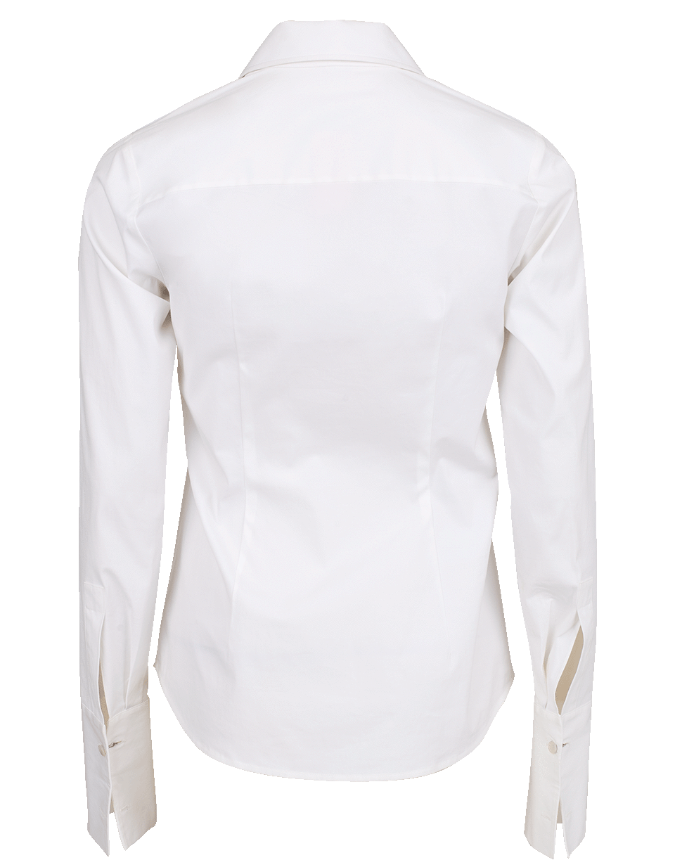 MICHAEL KORS-French Cuff Shirt-WHITE