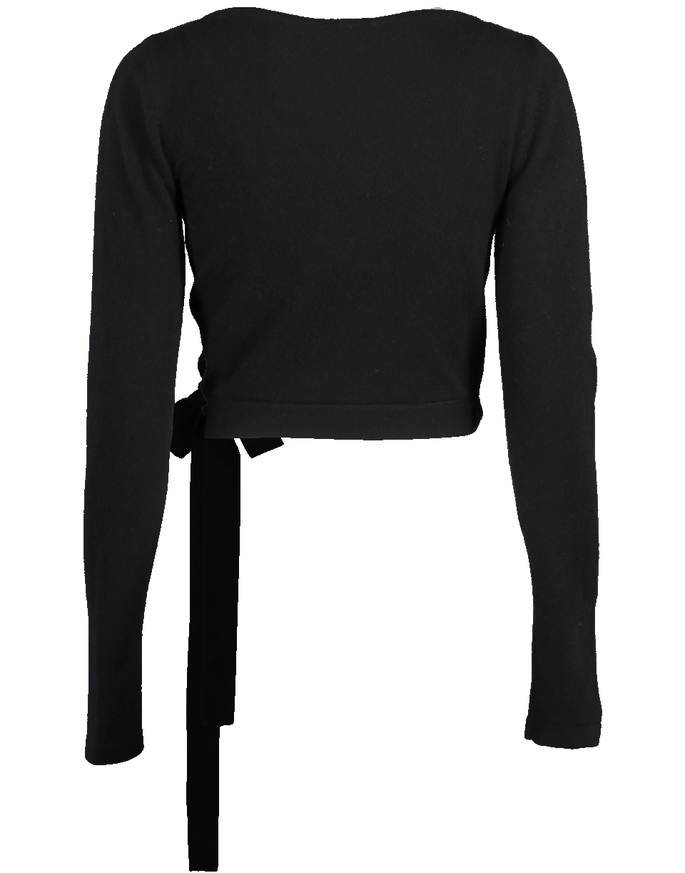 MICHAEL KORS-Cashmere Wrap Top-