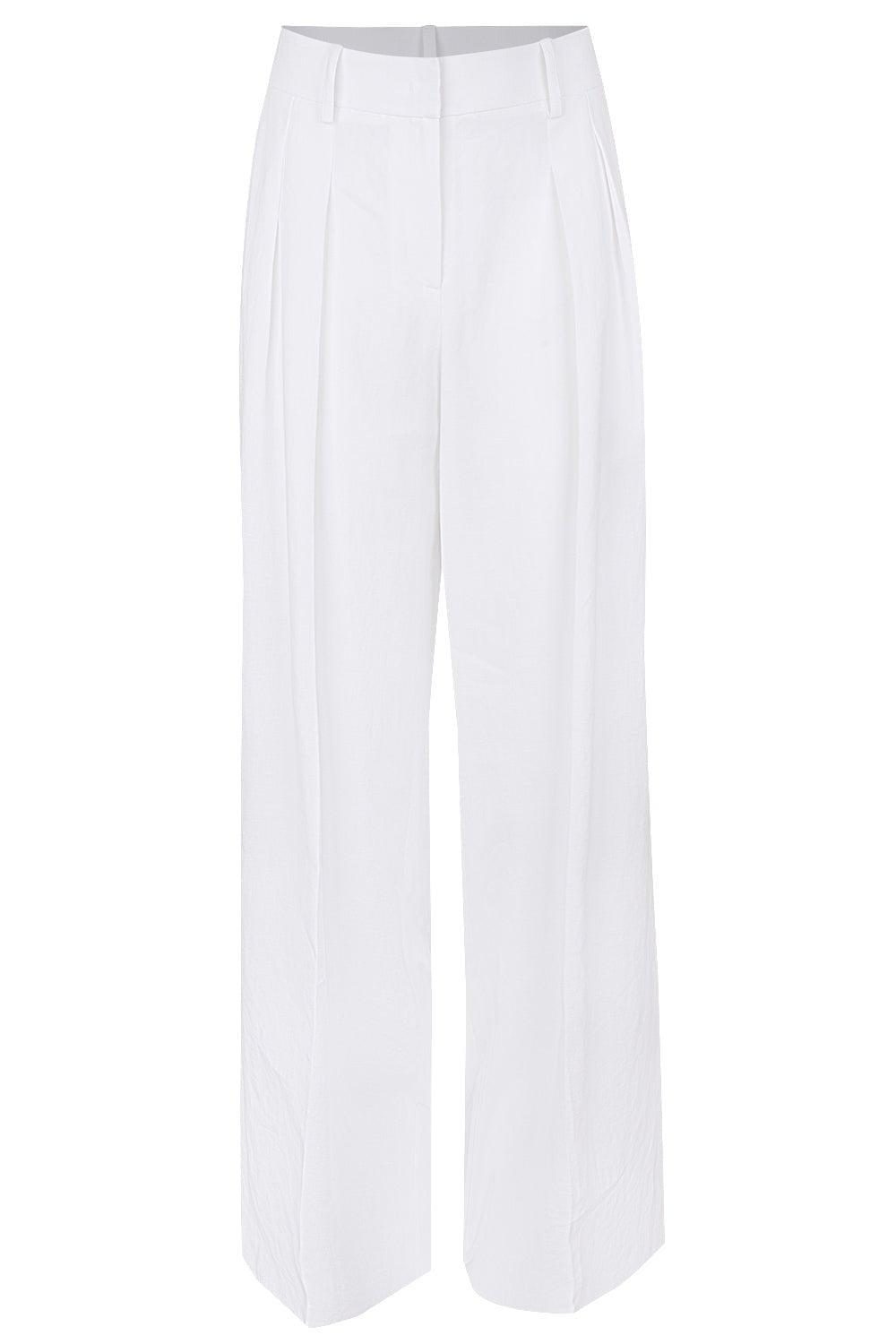 Michael Kors Collection Women's Pleated Wide-Leg Trousers - Optic White Michael Kors Collection Women's Pleated Wide-Leg Trousers - Optic White