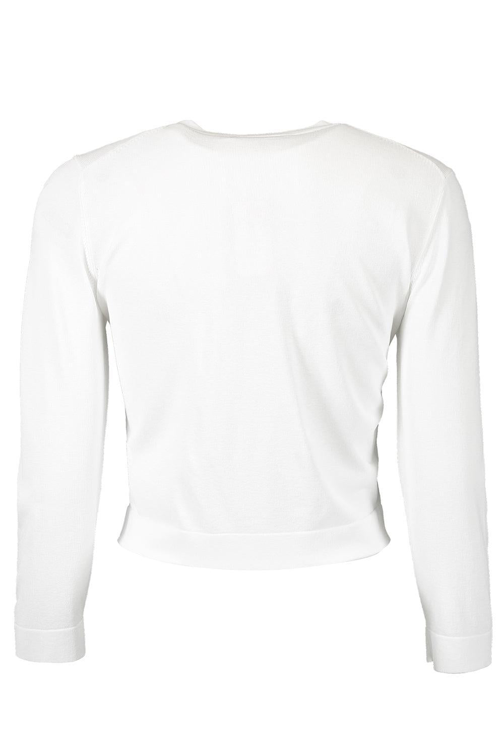 Baby Cardigan-OPTIC WH-XS-CLOTHINGTOPCARDIGAN-MICHAEL KORS COLLECTION